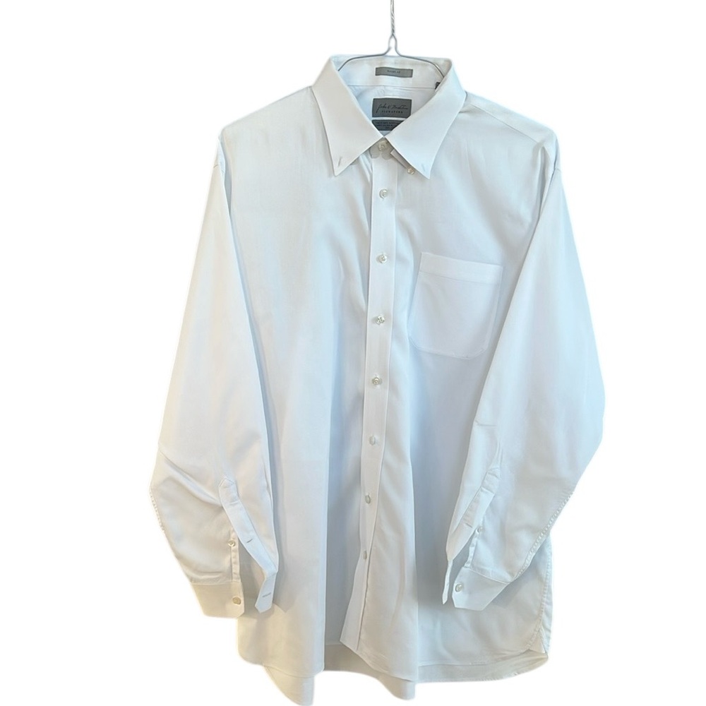 John W Nordstrom Signature Classic Fit Dress Shirt Size 18 / 35
